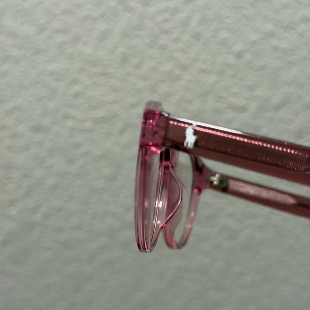 Polo Ralph Lauren PP8546U Eyeglasses - Transparent Rose/ Demo Lens 130-47-17mm